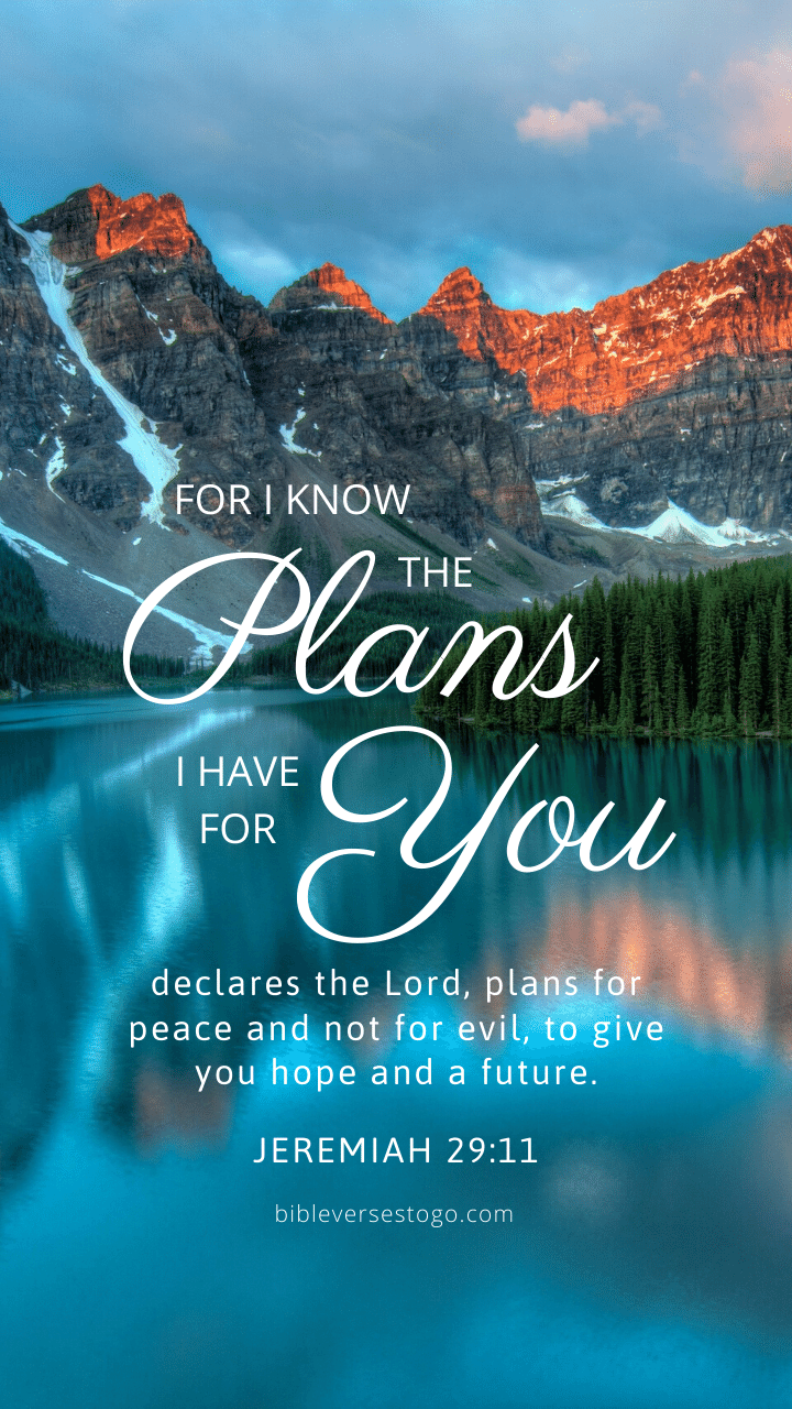 Jeremiah 2911 KJV 4K Wallpaper  For I know the thoughts that I think  toward you